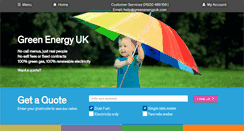 Desktop Screenshot of greenenergyuk.com